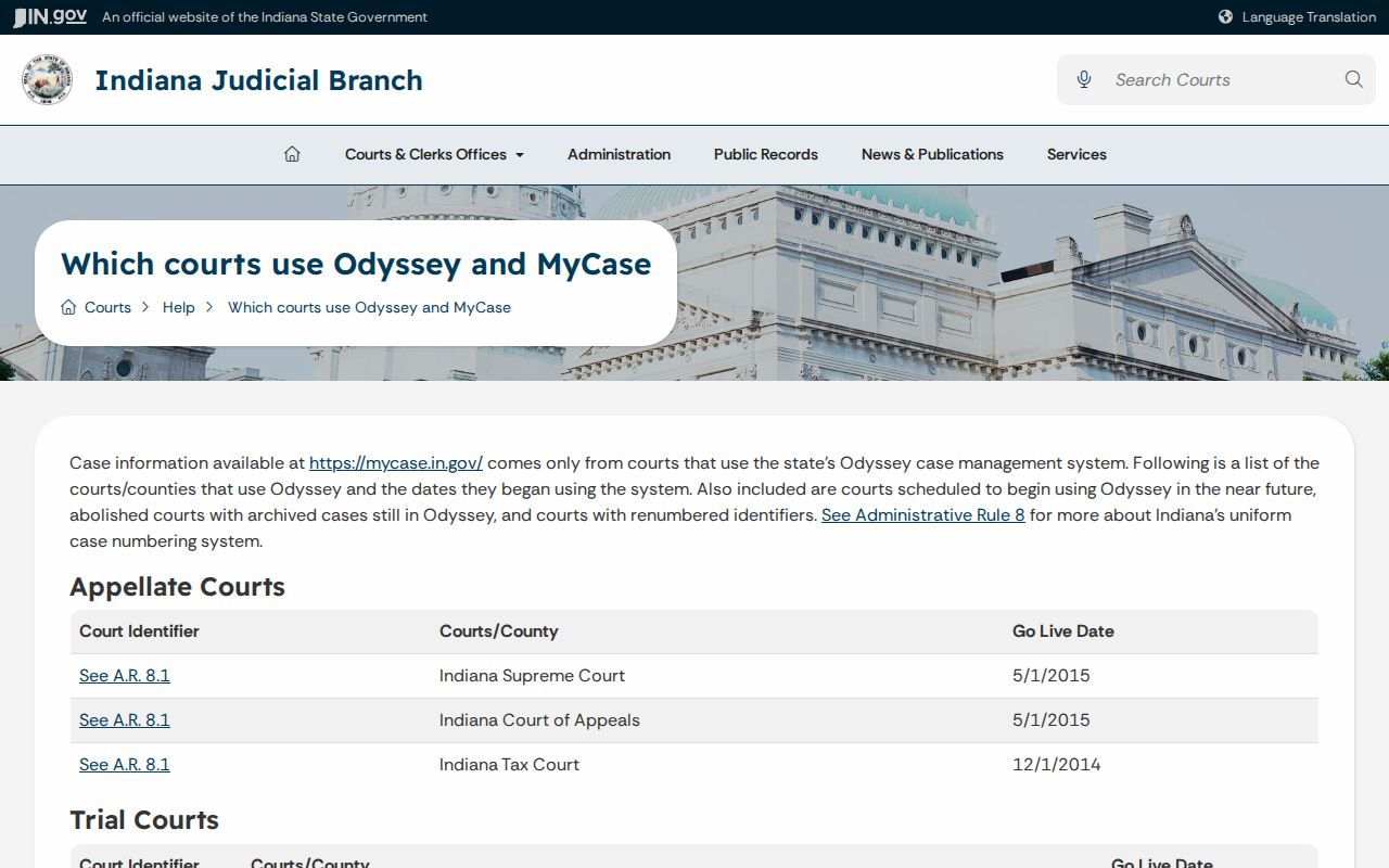 Wayne County court docket Odyssey coverage and go-live date